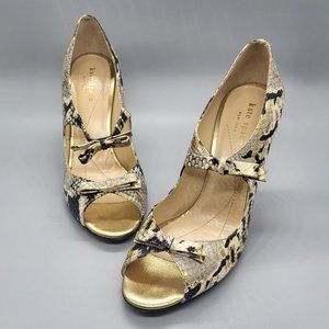 Kate Spade Snake Print Cammie Pumps